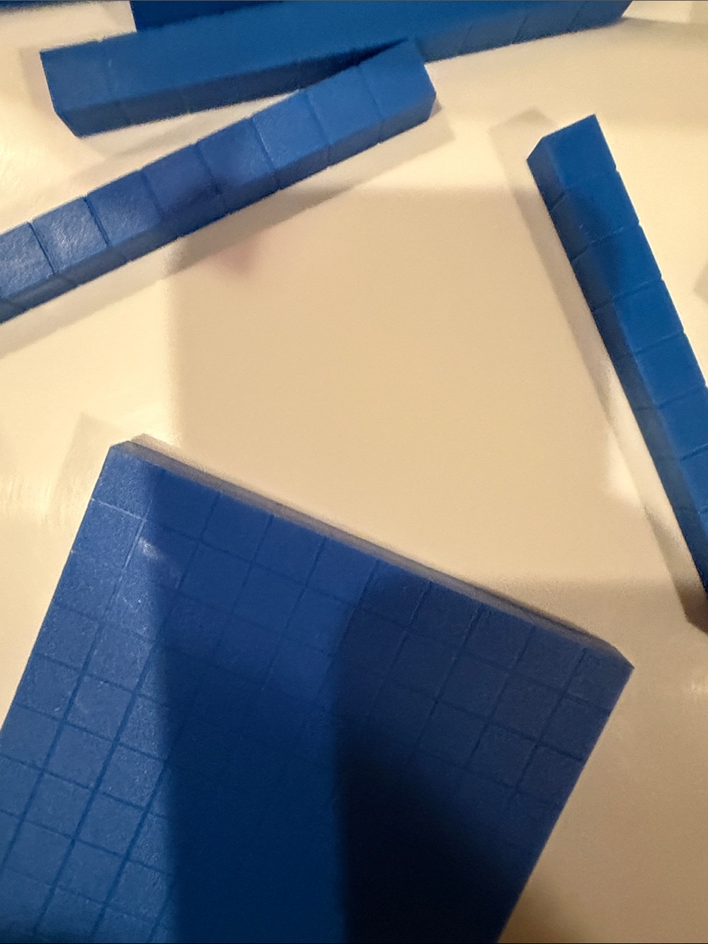 Blue Base Ten Math Manipulatives Set - Picture 2 of 3